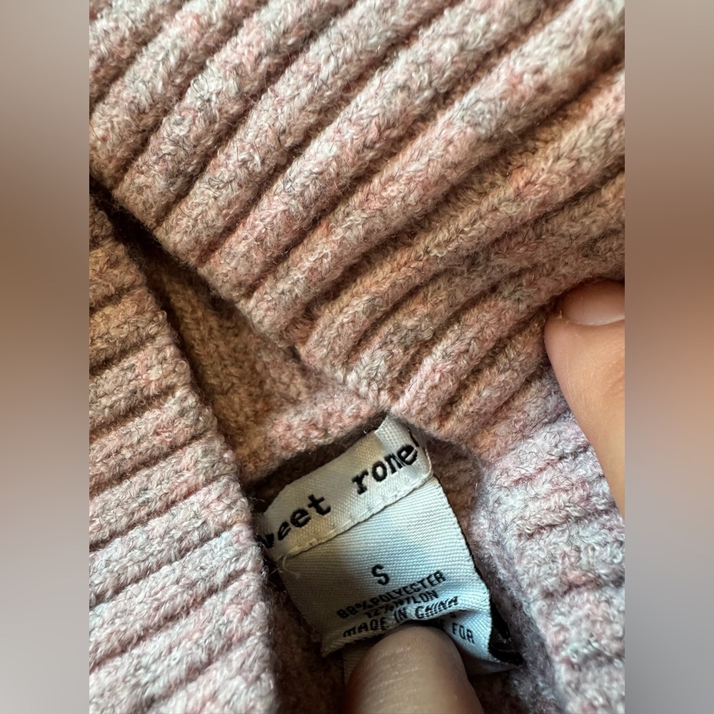 Sweet Romeo Blush Ribbed Knit Top - Picture 8 of 16